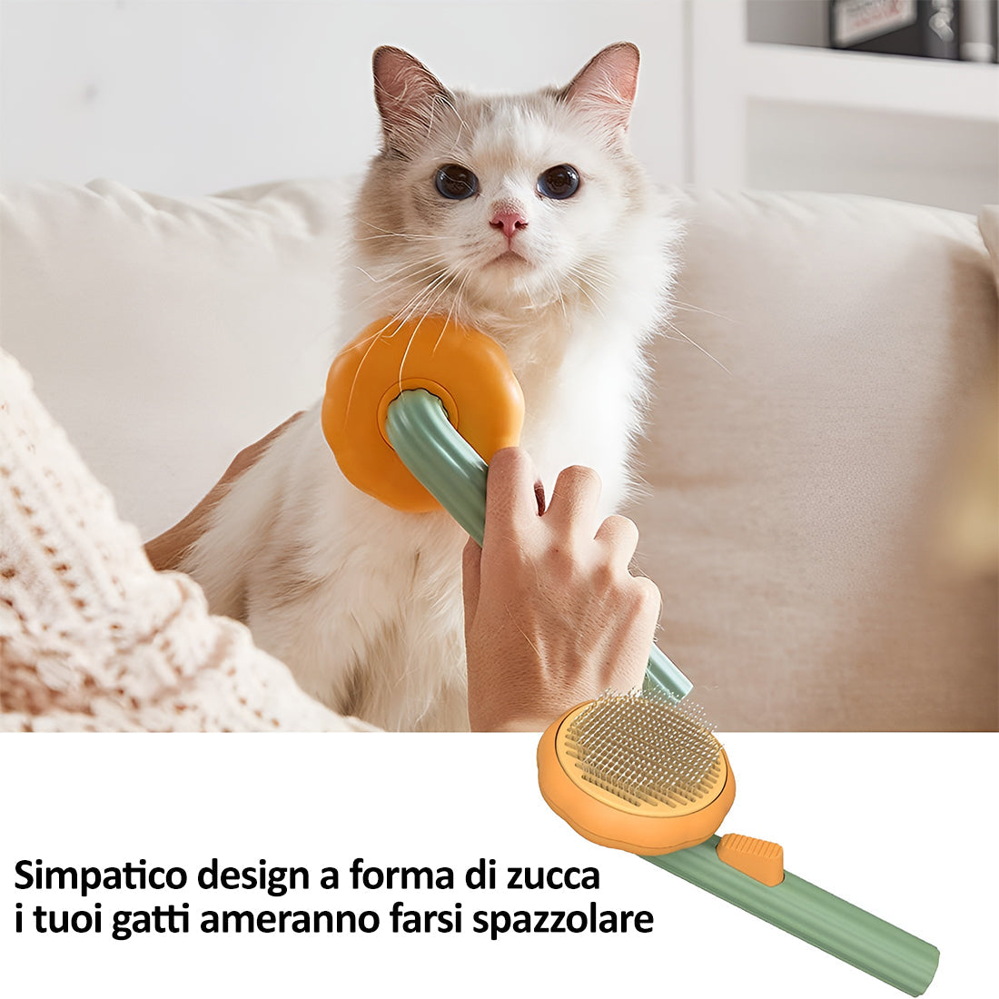 Spazzola per Gatti Autopulente