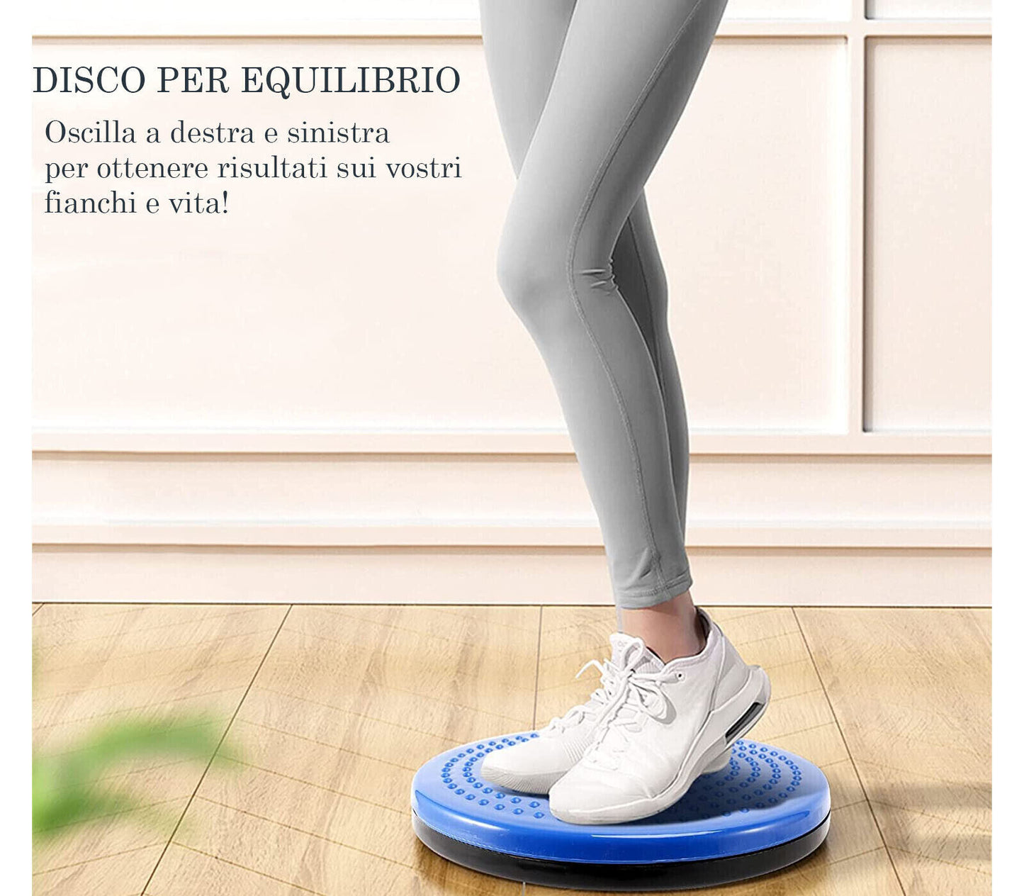 Disco Yoga Oscillante Per Vita Cuscino Equilibrio Pilates Propriocettivo Fitness