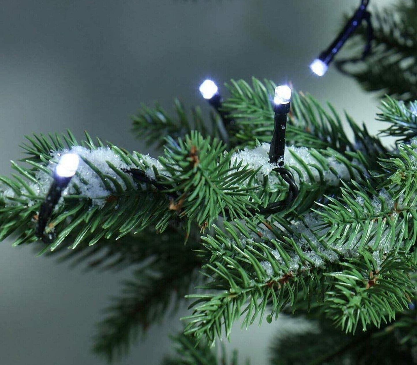 Weihnachtsbaumbeleuchtung 400LED Minilucciole 30MT Kaltlicht-Lichterkette