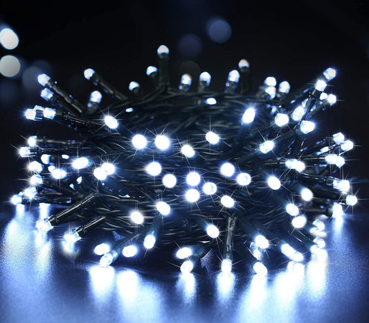 Weihnachtsbaumbeleuchtung 400LED Minilucciole 30MT Kaltlicht-Lichterkette