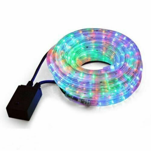 TUBO LUMINOSO LED LUCI DI NATALE IMPERMEABILE ESTERNO MULTICOLOR RGB 10 20 METRI