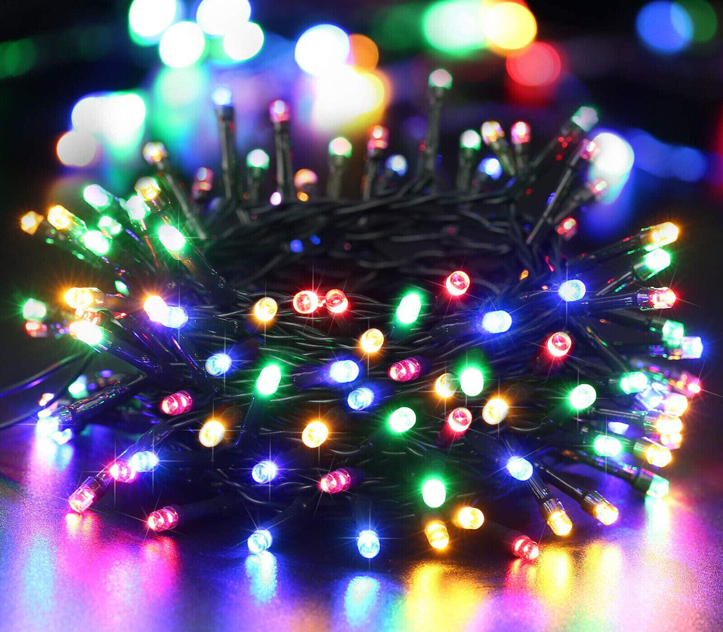 Luci Per Albero Di Natale 500LED Minilucciole RGB 35MT Catena Luminosa Natalizia