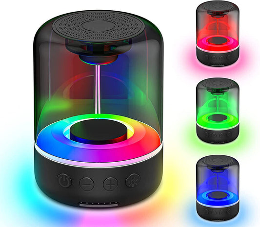 Mini Cassa Bluetooth Portatile con Luce LED RGB Ricaricabile USB Altoparlante