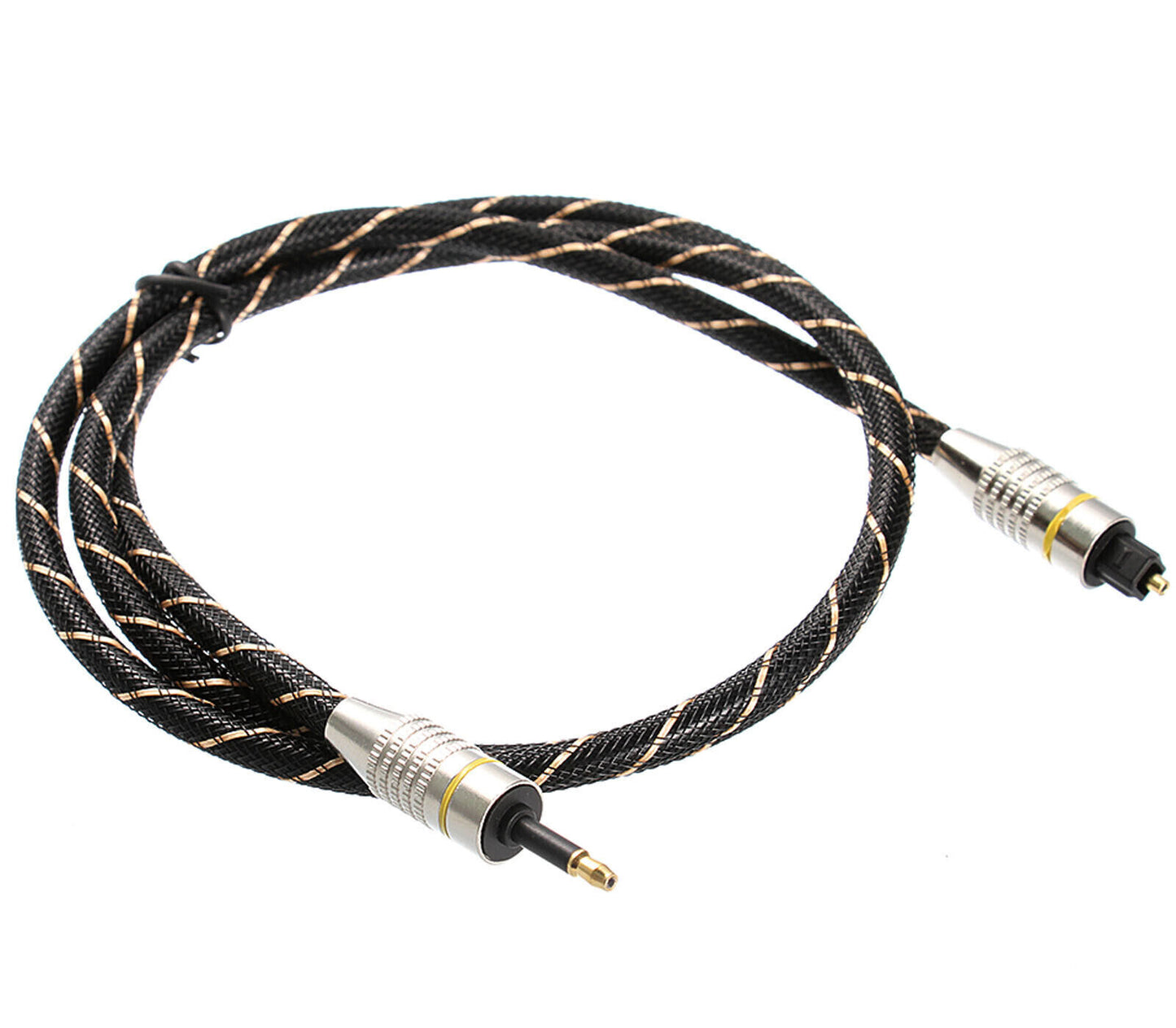 Cavo Audio Ottico Digitale Toslink OD 6.0 2MT Copertura Fibra Ottica Q-TK5