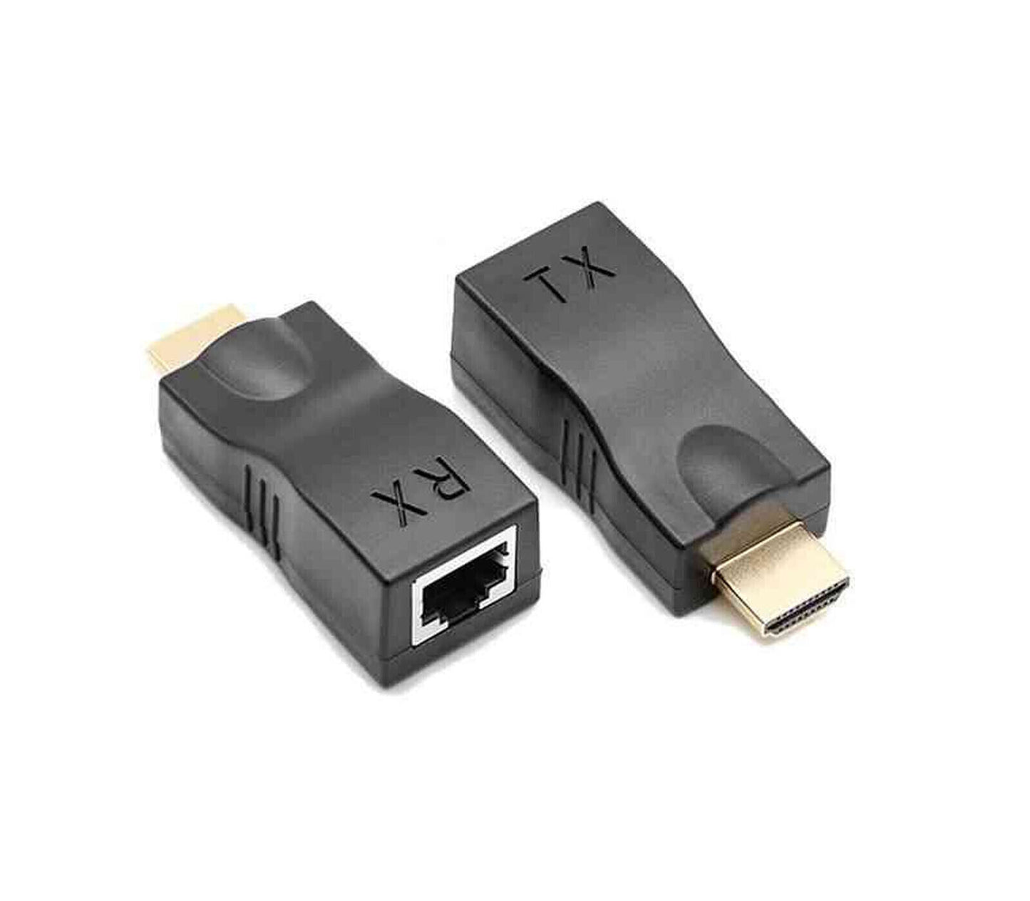 HDMI-Extender-Kabeladapter HDMI-Stecker - RJ45-Buchse Cat 5/6-Kabel Q-HD5 