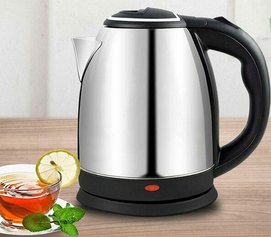 Bollitore elettrico in acciaio 1500W scalda bevande 2L acqua tisane te