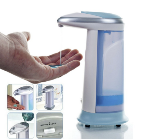 DISPENSER PORTA SAPONE EROGATORE DOSATORE AUTOMATICO MAGIC SOAP INFRAROSSI