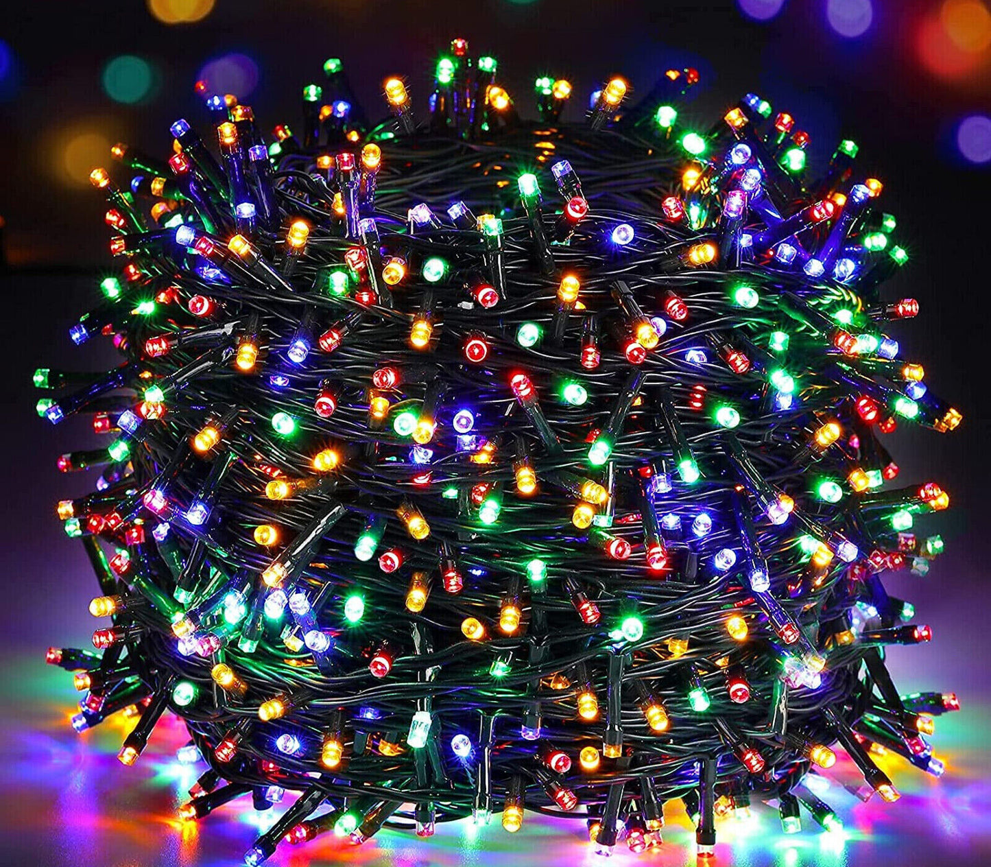 Luci Per Albero Di Natale 500LED Minilucciole RGB 35MT Catena Luminosa Natalizia