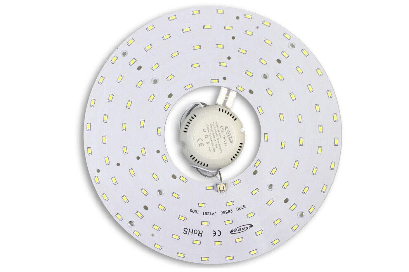 Corona led smd 56W sostituzione plafoniera neon ricambio circolare luce fredda