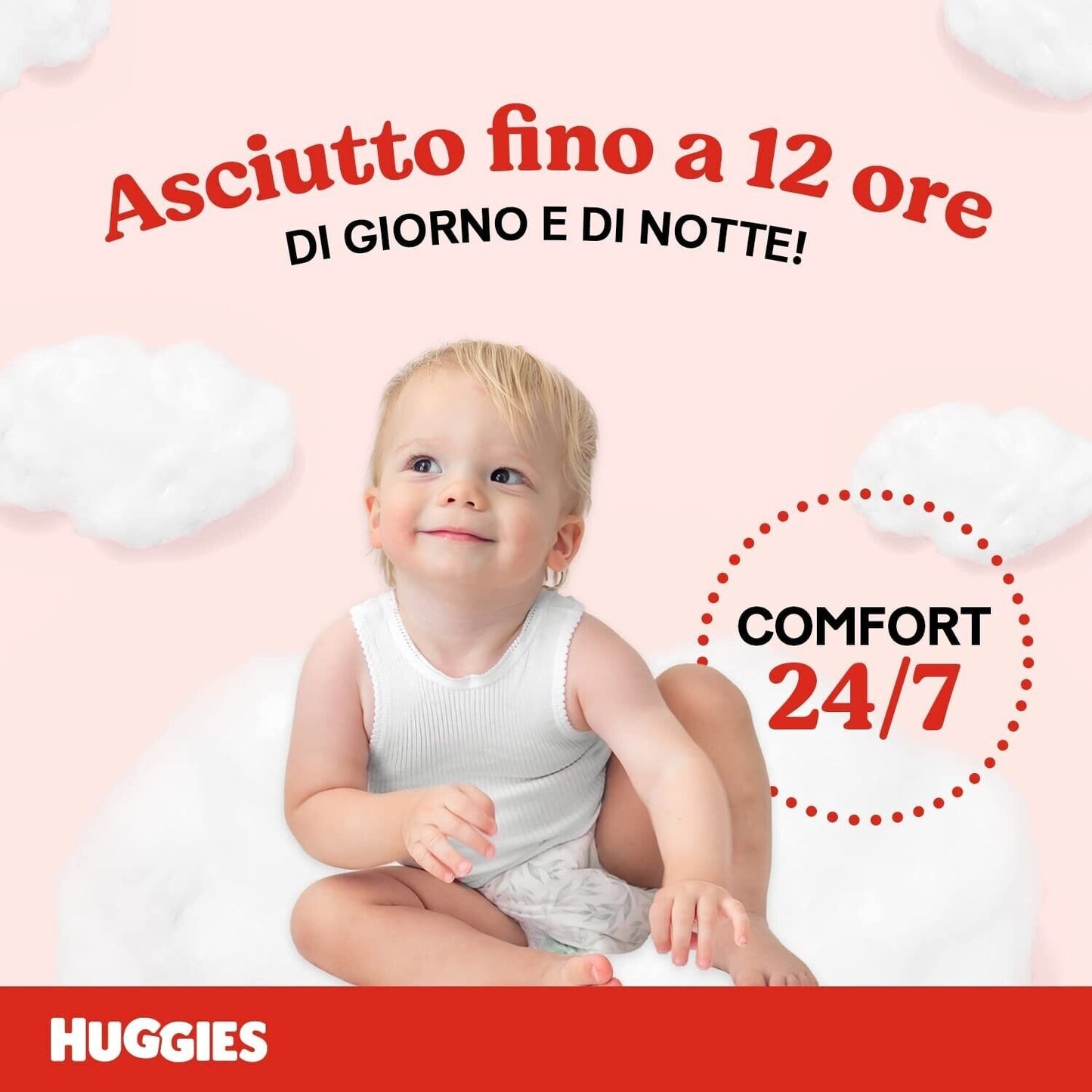 Huggies Ultra Comfort Windeln, Größe 4 (7–18 kg), Packung mit 150 Windeln 