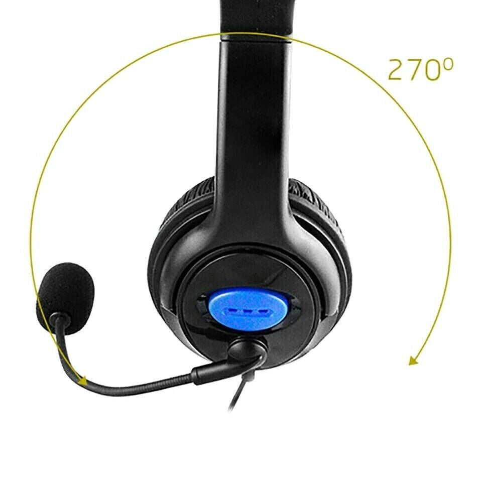 CUFFIE GAMING PER PS4 PC XBOX ONE AURICOLARE CON MICROFONO E CONTROLLO VOLUME