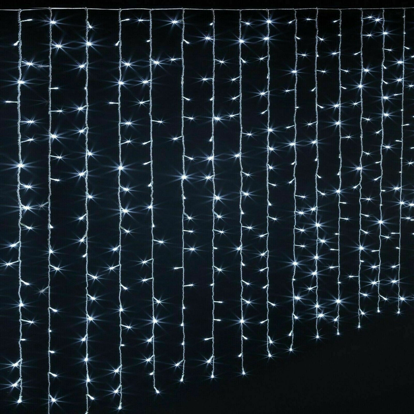 Tenda Luminosa Natalizia NATALE LUCI 3m x 100cm  led PROLUNGABILE PIOGGIA