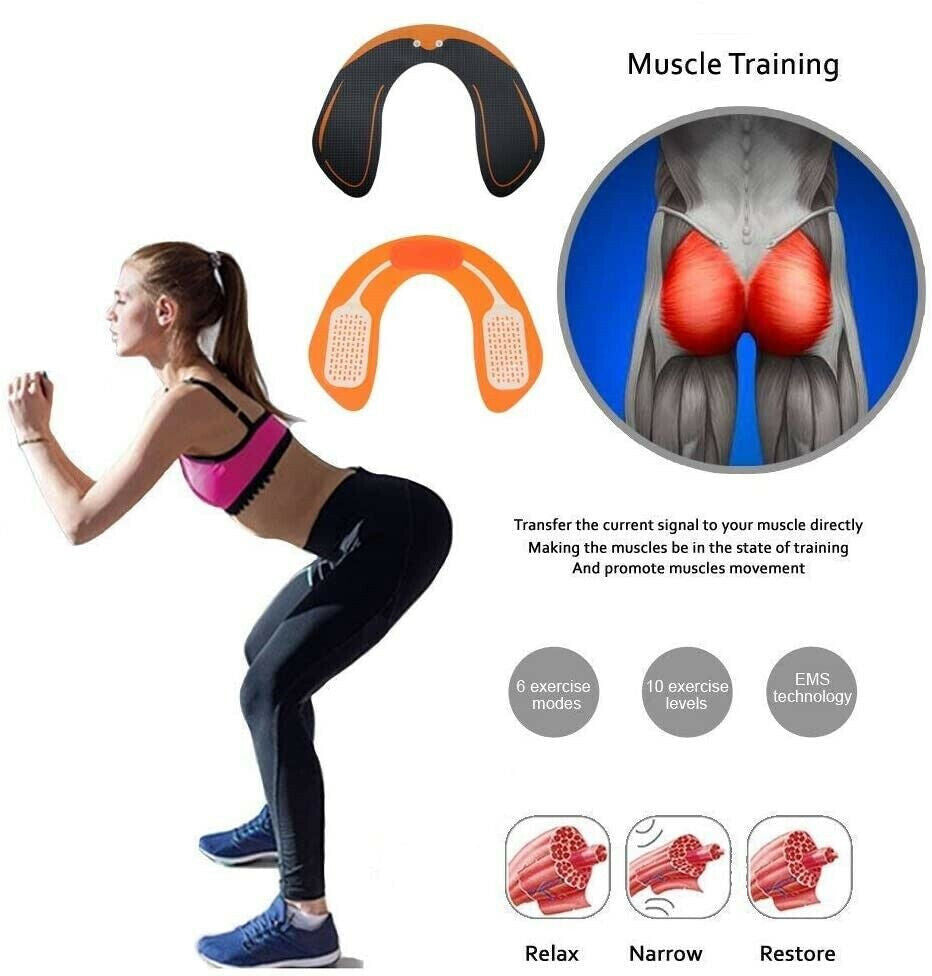 ELETTROSTIMOLATORE MODELLANTE GLUTEI FIANCHI VIBRANTE CORPO RASSODA HIP TRAINER