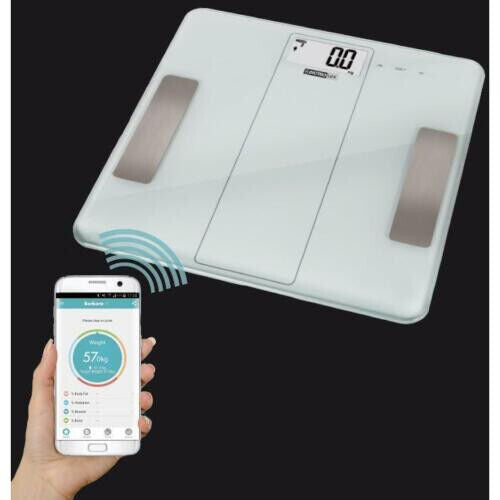 BILANCIA PESAPERSONE INTELLIGENTE BLUETOOTH DIGITALE ELETTRONICA 180KG CALORIE