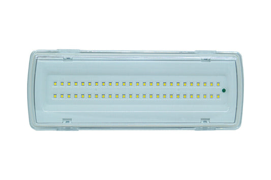 Lampada di Emergenza 50 LED Parete Incasso 4W Luce Fredda 406 Lumen