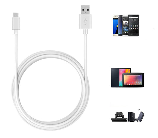 Cavo Micro USB 3 Metri Ricarica Smartphone Caricatore Trasferimento Dati