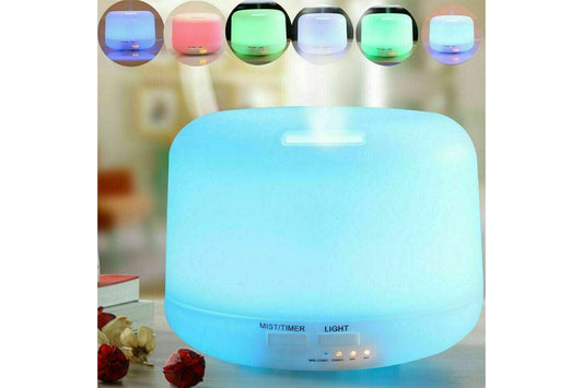 Aromaterapia ultrasuoni luce led vari colori 300ml diffusore aromi