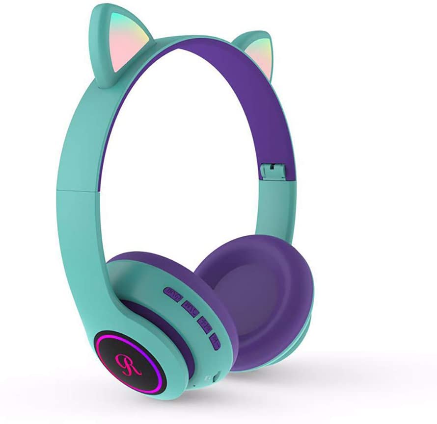 Cuffie BLUETOOTH con orecchio di gatto