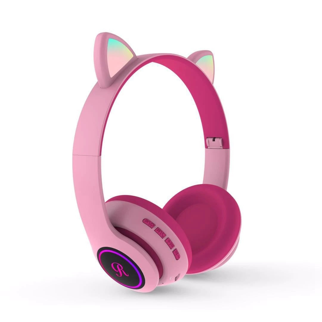 Cuffie BLUETOOTH con orecchio di gatto